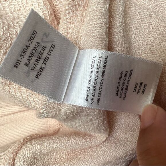 Rails x Susan G Komen Ramona Warrior Pink Tie Dye sweatshirt Large MSRP $168 - Picture 7 of 7